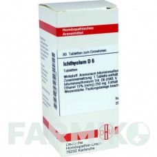 ИХТИОЛУМ (ICHTHYOLUM) D 6 таблетки 80 шт - Гомеопатия DHU