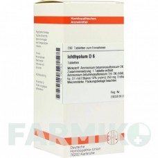 ИХТИОЛУМ (ICHTHYOLUM) D 6 таблетки 200 шт - Гомеопатия DHU