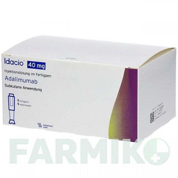 ІДАЦІО (IDACIO) 40 мг/0,8 мл розчин 2 шт - Адалімумаб CC PHARMA