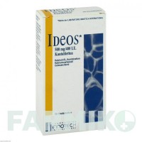 ІДЕОС (IDEOS) 500 мг/400 МО таблетки 30 шт - Кальцію карбонат, Колекальциферол EMRA-MED