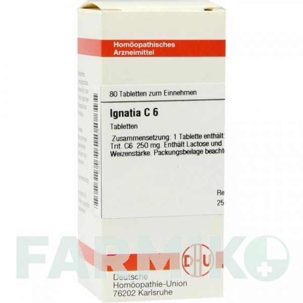 ІГНАТІЯ (IGNATIA) C 6 таблетки 80 шт - Гомеопатія DHU