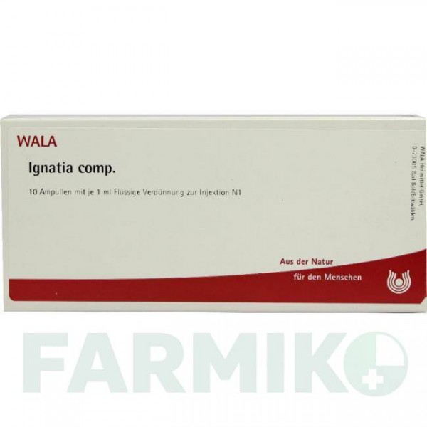 ИГНАТИЯ КОМП (IGNATIA COMP) ампулы 10x1 мл - Гомеопатия WALA HEILMITTEL