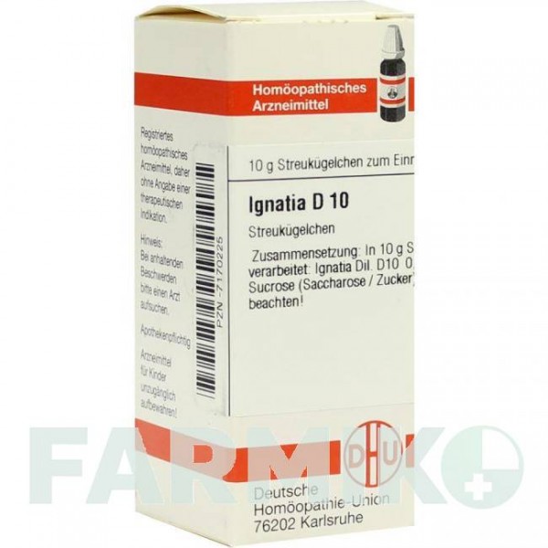ІГНАТІЯ (IGNATIA) D 10 глобули 10 г - Гомеопатія DHU