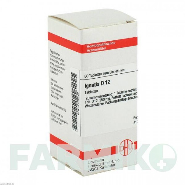 ІГНАТІЯ (IGNATIA) D 12 таблетки 80 шт - Гомеопатія DHU