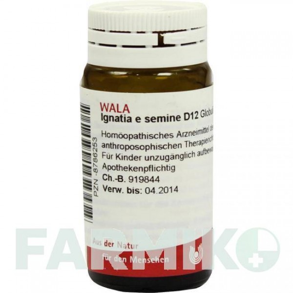 ІГНАТІЯ (IGNATIA) D 12 глобули 20 г - Гомеопатія WALA HEILMITTEL