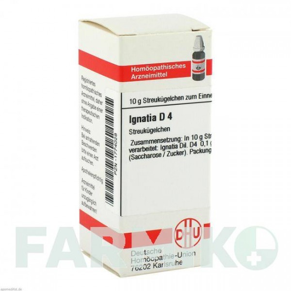 ІГНАТІЯ (IGNATIA) D 4 глобули 10 г - Гомеопатія DHU