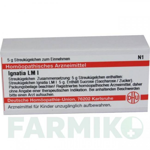 ІГНАТІЯ (IGNATIA) LM I глобули 5 г - Гомеопатія DHU