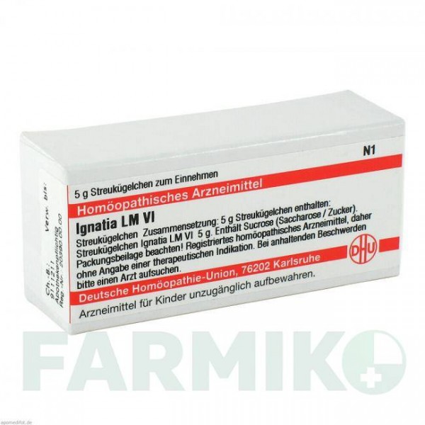 ІГНАТІЯ (IGNATIA) LM VI глобули 5 г - Гомеопатія DHU