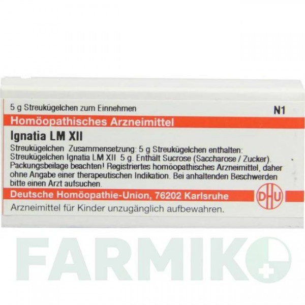ІГНАТІЯ (IGNATIA) LM XII глобули 5 г - Гомеопатія DHU