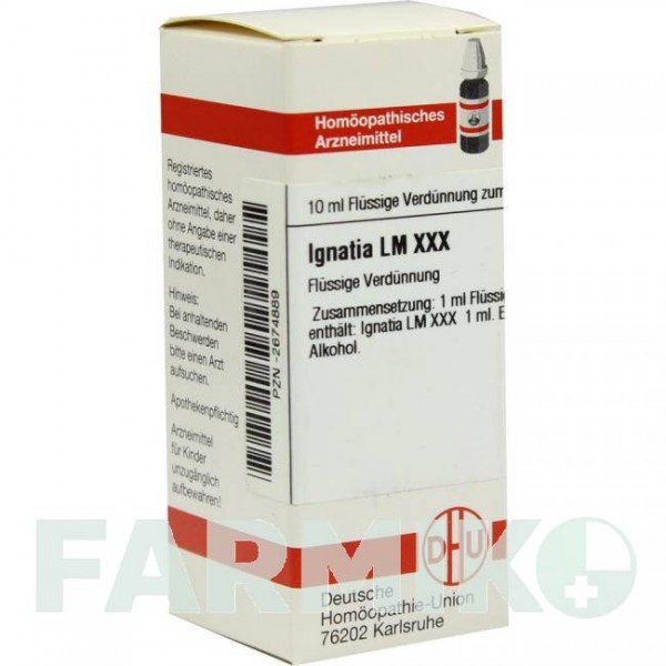 ІГНАТІЯ (IGNATIA) LM XXX розчин 10 мл - Гомеопатія DHU
