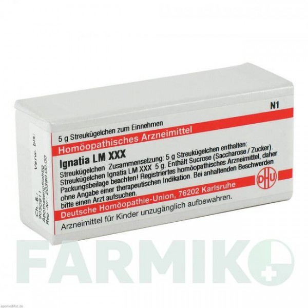 ИГНАТИЯ (IGNATIA) LM XXX глобули 5 г - Гомеопатия DHU