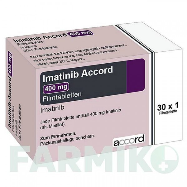 ИМАТИНИБ (IMATINIB) 400 мг таблетки 30 шт - Иматиниб ACCORD HEALTHCARE