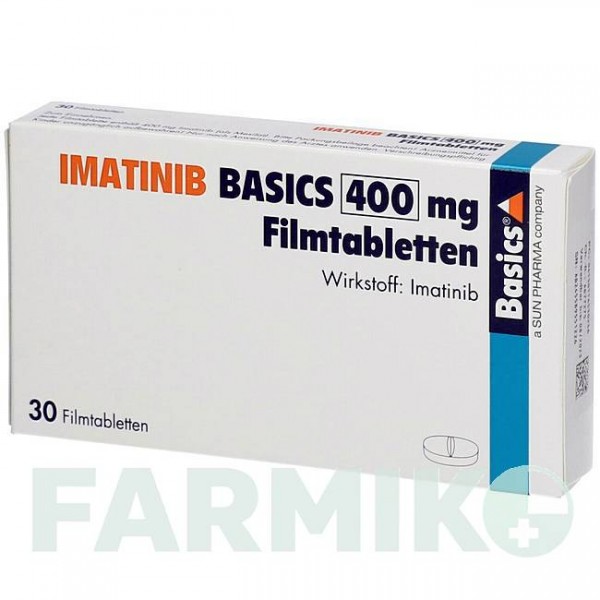 ІМАТИНІБ (IMATINIB) 400 мг таблетки 30 шт - Іматиніб BASICS