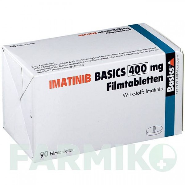 ИМАТИНИБ (IMATINIB) 400 мг таблетки 90 шт - Иматиниб BASICS