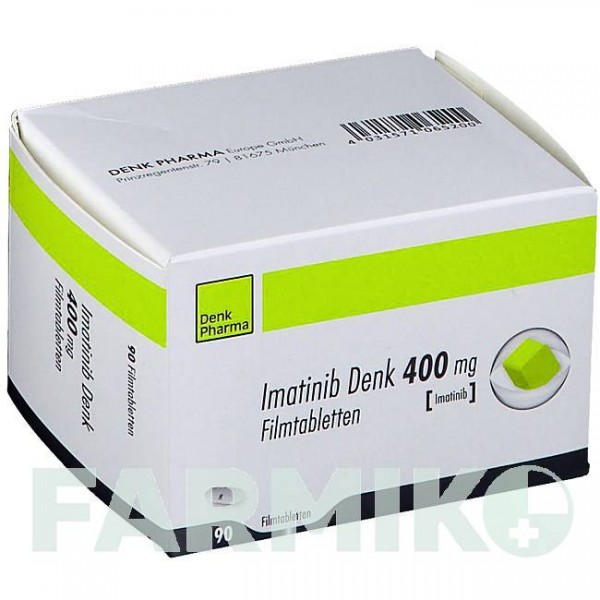 ІМАТИНІБ (IMATINIB) 400 мг таблетки 90 шт - Іматиніб DENK PHARMA