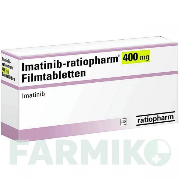ІМАТИНІБ (IMATINIB) 400 мг таблетки 90 шт - Іматиніб RATIOPHARM