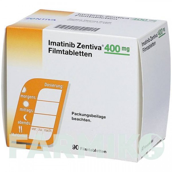 ІМАТИНІБ (IMATINIB) 400 мг таблетки 90 шт - Іматиніб ZENTIVA