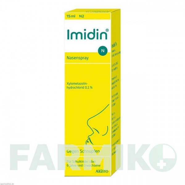 ИМИДИН (IMIDIN) спрей 15 мл - Ксилометазолин ARISTO PHARMA