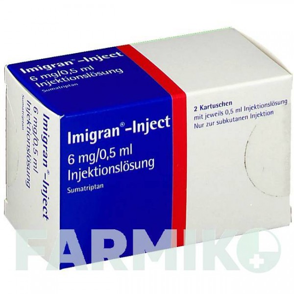 ІМІГРАН (IMIGRAN) розчин 2 шт - Суматриптан AXICORP PHARMA