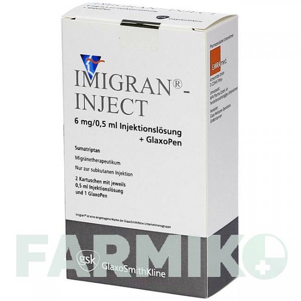 ІМІГРАН (IMIGRAN) розчин 2 шт - Суматриптан EMRA-MED