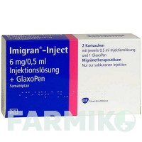 ІМІГРАН (IMIGRAN) розчин 2 шт - Суматриптан GLAXOSMITHKLINE