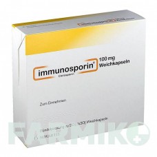 ИММУНОСПОРИН (IMMUNOSPORIN) 100 мг капсулы 90 шт - Циклоспорин NOVARTIS