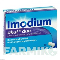 ІМОДІУМ (IMODIUM) таблетки 12 шт - Лоперамід, Інше JOHNSON & JOHNSON