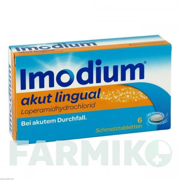 ИМОДИУМ (IMODIUM) таблетки 6 шт - Лоперамид JOHNSON & JOHNSON