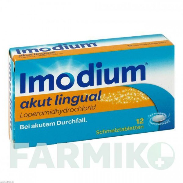 ИМОДИУМ (IMODIUM) таблетки 12 шт - Лоперамид JOHNSON & JOHNSON