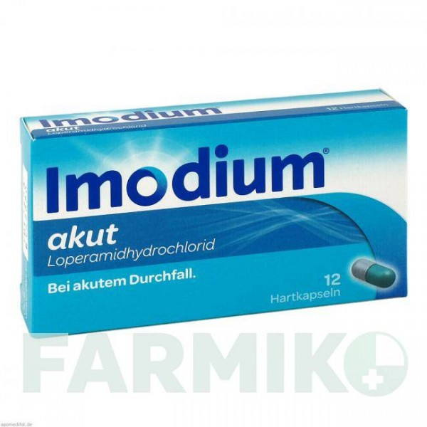 ИМОДИУМ (IMODIUM) капсулы 12 шт - Лоперамид JOHNSON & JOHNSON