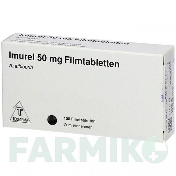 ИМУРЕЛ (IMUREL) таблетки 100 шт - Азатиоприн KOHLPHARMA