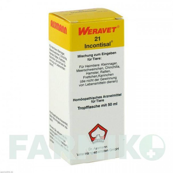 ИНКОНТИСАЛ (INCONTISAL) 21 капли 50 мл - Активные вещества BIOKANOL PHARMA