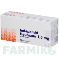 ИНДАПАМИД (INDAPAMID) 1,5 мг таблетки 50 шт - Индапамид HEUNET PHARMA