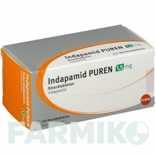 ИНДАПАМИД (INDAPAMID) 1,5 мг таблетки 100 шт - Индапамид PUREN PHARMA
