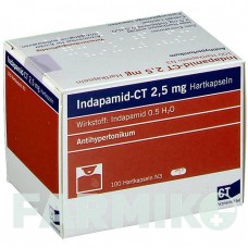 ИНДАПАМИД (INDAPAMID) 2,5 мг капсулы 100 шт - Индапамид ABZ PHARMA