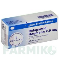 ІНДАПАМІД (INDAPAMID) 2,5 мг таблетки 50 шт - Індапамід HEUMANN PHARMA