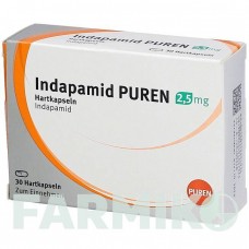 ИНДАПАМИД (INDAPAMID) 2,5 мг капсулы 30 шт - Индапамид PUREN PHARMA