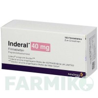 ІНДЕРАЛ (INDERAL) 40 мг таблетки 100 шт - Пропранолол KOHLPHARMA