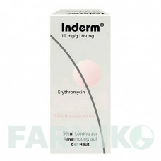 ИНДЕРМ (INDERM) раствор 50 мл - Эритромицин DERMAPHARM