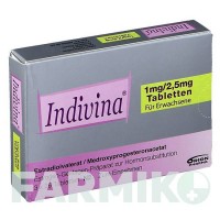 ІНДІВІНА (INDIVINA) 1 мг/2,5 мг таблетки 3x28 шт - Медроксипрогестерон, Естроген ORION