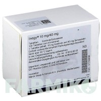 ІНЕДЖІ (INEGY) 10 мг/40 мг таблетки 100 шт - Симвастатин, Езетиміб CC PHARMA