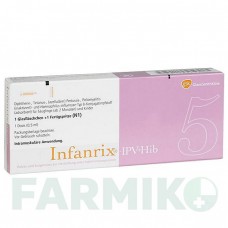 ИНФАНРИКС ИПВ (INFANRIX IPV) суспензия 10 шт - Дифтерия - гемофильная инфекция B - коклюш - полиомиелит - столбняк GLAXOSMITHKLINE