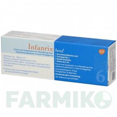 ИНФАНРИКС (INFANRIX) суспензия 1 шт - Дифтерия - гемофильная инфекция B - коклюш - полиомиелит - столбняк - гепатит B KOHLPHARMA