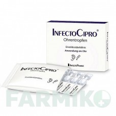 ИНФЕКТОЦИПРО (INFECTOCIPRO) 2 мг/мл капли 15x0,25 мл - Ципрофлоксацин INFECTOPHARM