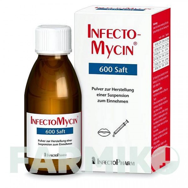 ІНФЕКТОМІЦИН (INFECTOMYCIN) 600 порошок 75 мл - Еритроміцин INFECTOPHARM