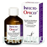 ІНФЕКТООПТИЦЕФ (INFECTOOPTICEF) 100 мг/5 мл гранули 50 мл - Цефіксим INFECTOPHARM