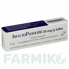 ИНФЕКТОПИОДЕРМ (INFECTOPYODERM) мазь 15 г - Мупироцин INFECTOPHARM