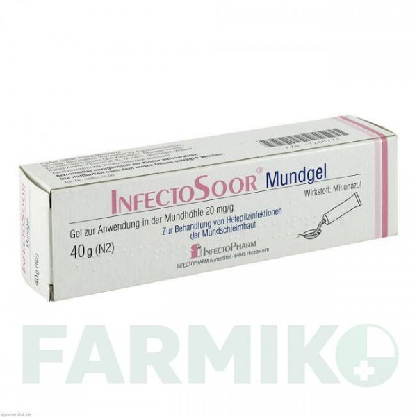 ИНФЕКТОЗОР (INFECTOSOOR) гель 40 г - Миконазол INFECTOPHARM