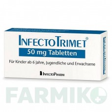 ІНФЕКТОТРИМЕТ (INFECTOTRIMET) 50 мг таблетки 50 шт - Триметоприм INFECTOPHARM