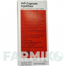 ИНФИ КУПРУМ (INFI CUPRUM) ампулы 10x2 мл - Гомеопатия INFIRMARIUS